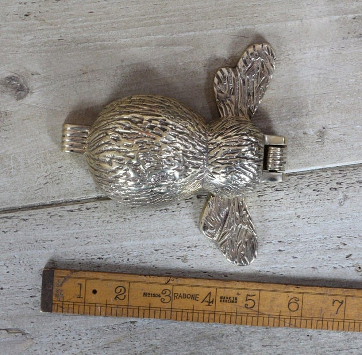 Door Knocker BEE design Cast SOLID BRASS 125mm