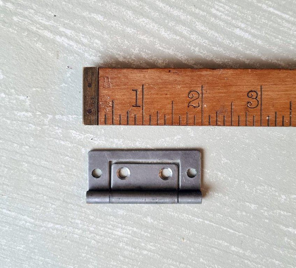 Flush Hinge (no Finial) Antique Steel 50mm