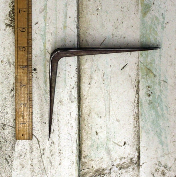 Shelf Bracket Pressed LONDON TYPE Antique Iron 125mm x 150mm
