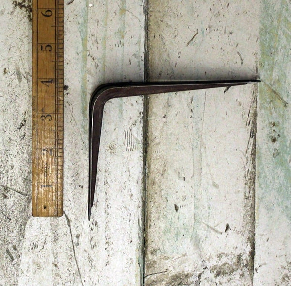 Shelf Bracket Pressed LONDON TYPE Antique Iron 100mm x 125mm