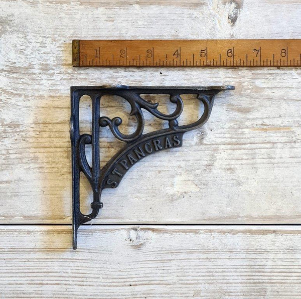 Shelf Bracket ST PANCRAS Heritage Cast Antique Iron 150mm x 150mm