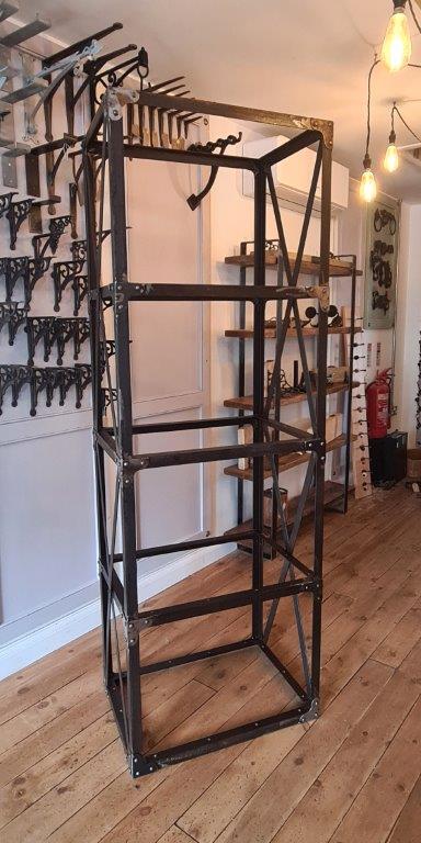 Metal Shelving Unit Floor Standing 620mm x 440mm x 1840mm High