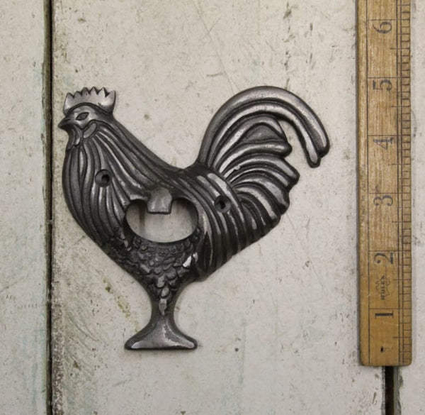 Bottle Opener Wall Mounted COCKEREL Cast Antique Iron