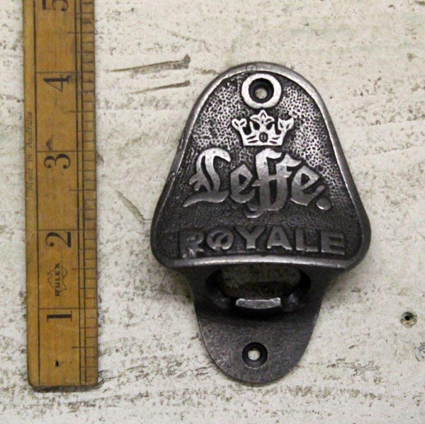 Bottle Opener Wall Mounted LEFFE Cast Antique Iron