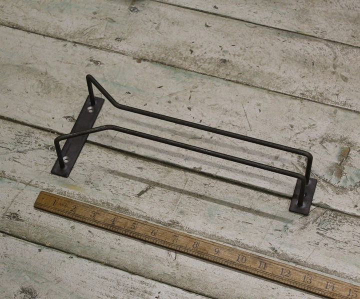 Wine Glass Holder Wire Ceiling Mounted Antique Iron 300mm