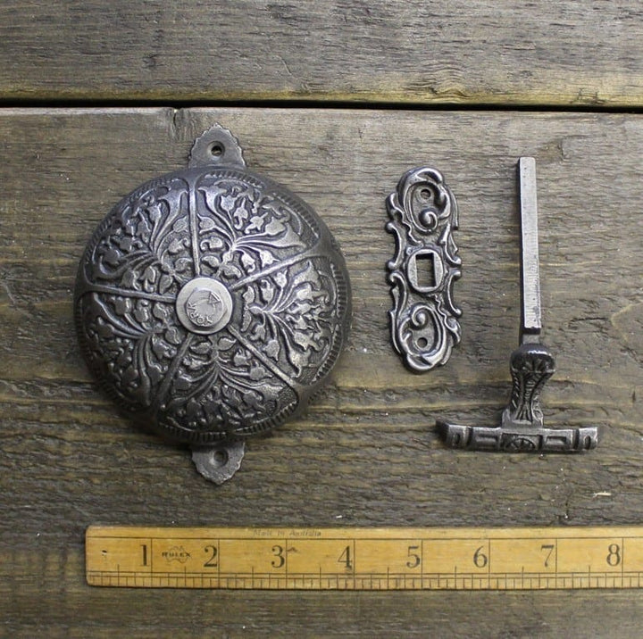 Door Bell Victorian Single Stroke PRESS System Cast Iron