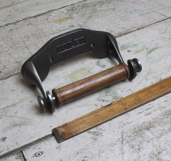 Toilet Roll Holder TOILET Drop In PECKHAM Antique Iron 150mm