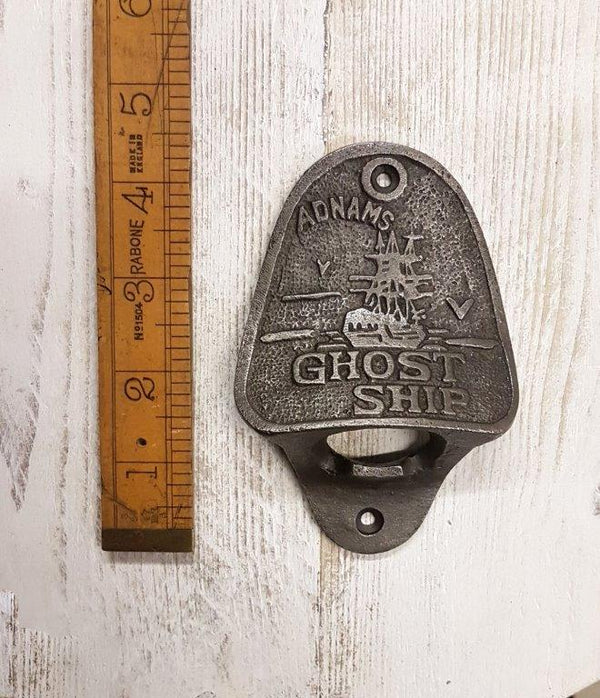 Bottle Opener Wall Mounted ADNAMS GHOST SHIP Ale Antique Iron