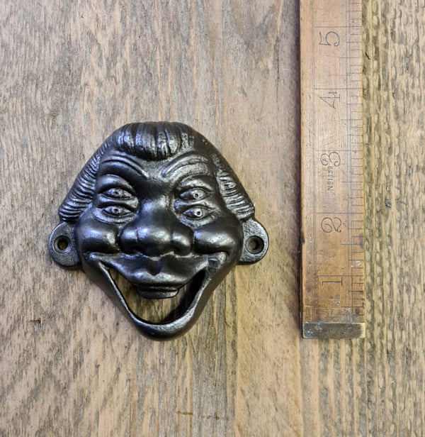 Bottle Opener Wall Mounted DOUBLE VISION Antique Iron