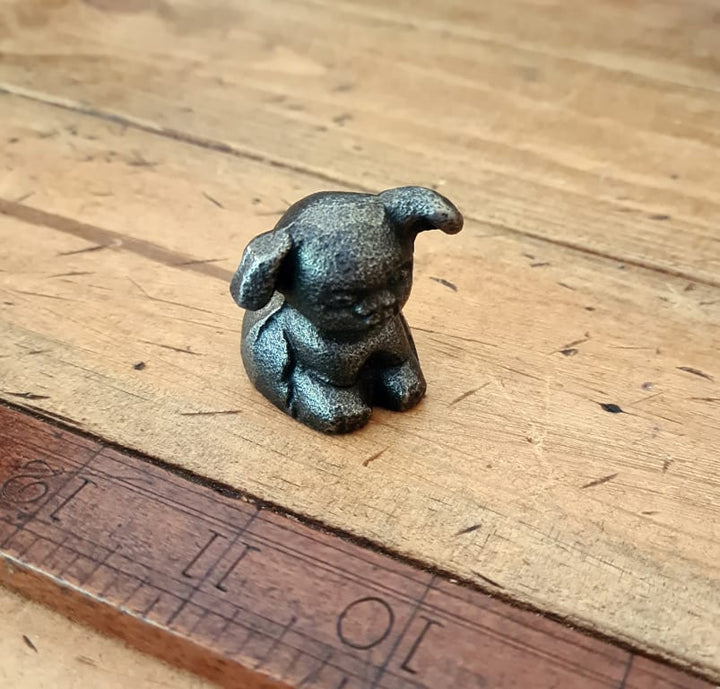 Ornament PUPPY Cast Antique Iron 35mm