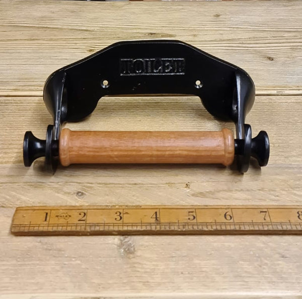 Toilet Roll Holder TOILET Drop In PECKHAM Black Epoxy 150mm