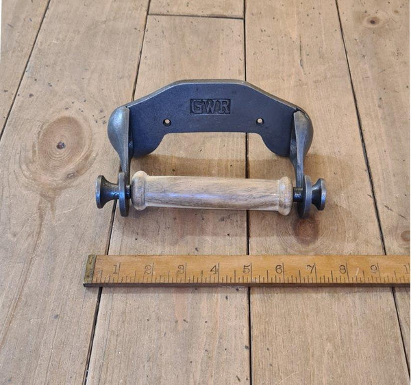 Toilet Roll Holder Sides GWR Drop In Peckham Cast Antique Iron 150mm