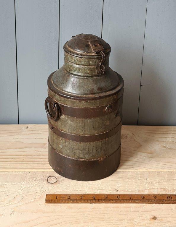 Milk Churn Antique Rust Finish 325mm High Various