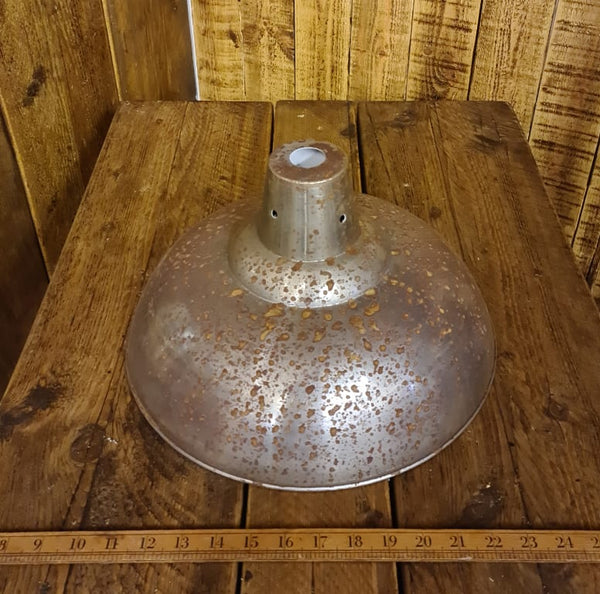 Pendant Hanging Light Shade FACTORY Rust Iron Enamel 360mm