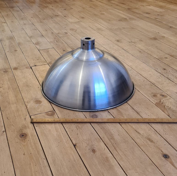 Pendant Hanging Light Shade FACTORY Polished Steel 500mm Diameter