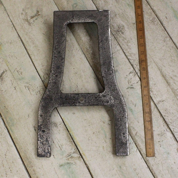Bench End Frame ABBOT 1 Rod Cast Antique Iron 406mm x 226mm