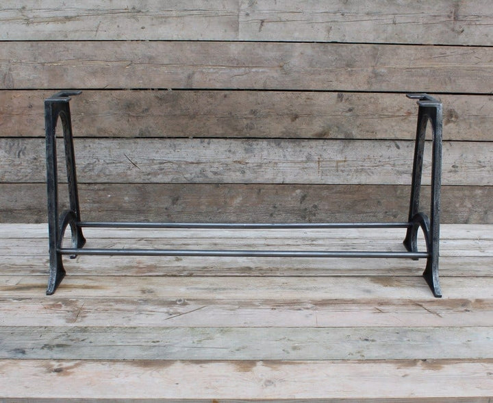 Dining Table End Frame AXDANE 2 Hole Cast Iron 710mm X 620mm