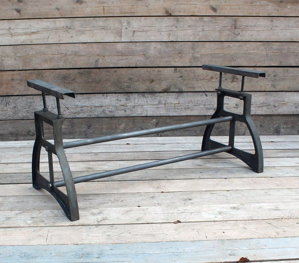 Dining Table End Frame ELVINGTON Adjustable 720mm x 680mm W