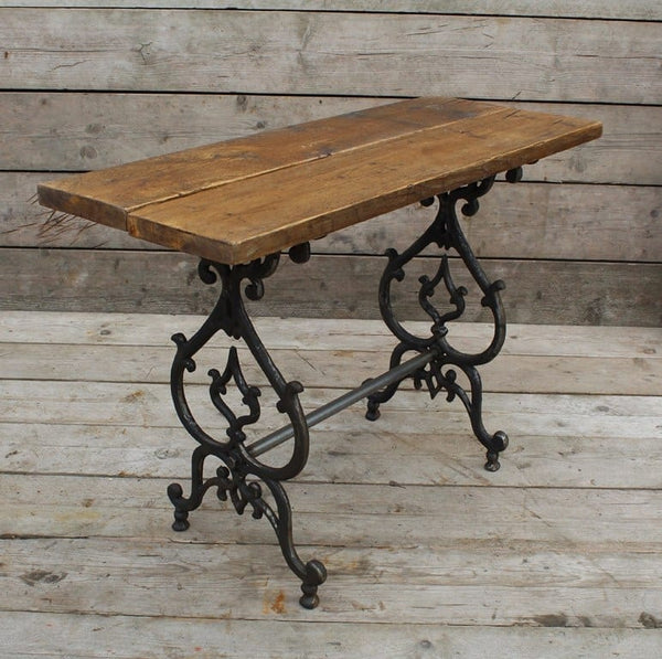 Console Table End Frame CEDAR Paisley Cast Iron 710mm