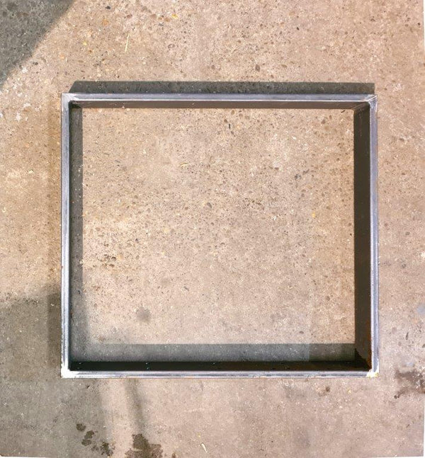 Table End Frame Modern Ind LENA Box Section 710mm x 800mm W