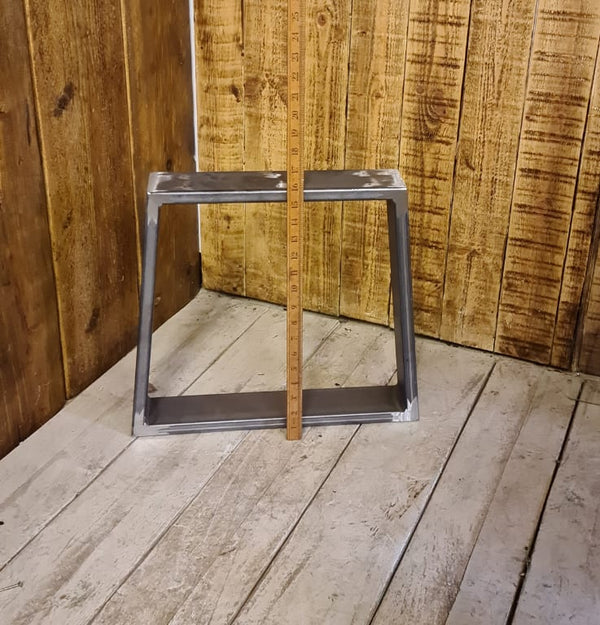 Bench End Frame Modern Ind TRAPEZE Box Section 400mm x 450mm