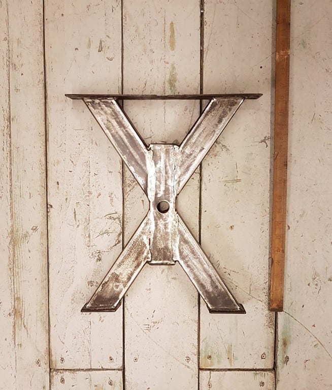 Bench End Frame Cross Section BANBURY 400mm High 50mm x 50mm Box ...