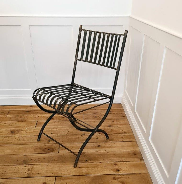 Folding Garden Chair BERKELEY Antique Iron