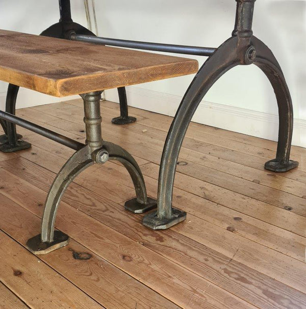 Dining Table End Frame DENBIGH Cast Iron 710mm