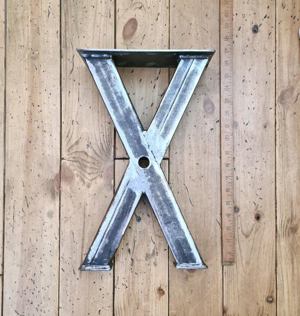 Bench End Frame CROSS Section Mild Steel 50mm x 50mm x 406mm x 254mm