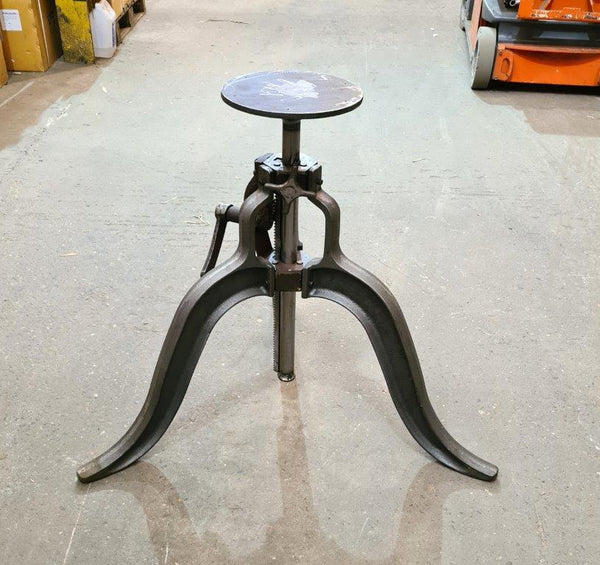 Table Pedestal Crank Mechanism JAMESON - LARGE Cast Iron 720mm H
