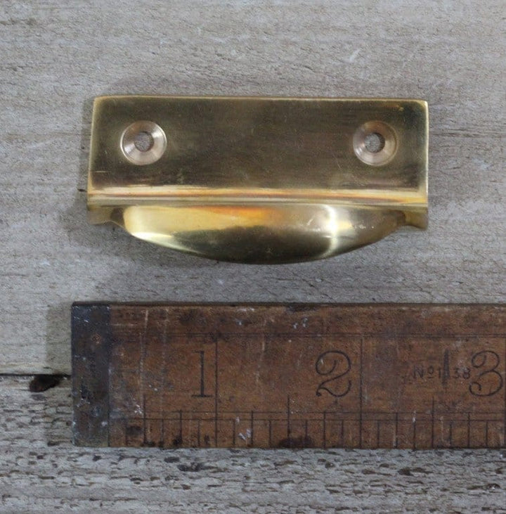 Sash Lift Narrow Solid Brass Polished 40mm
