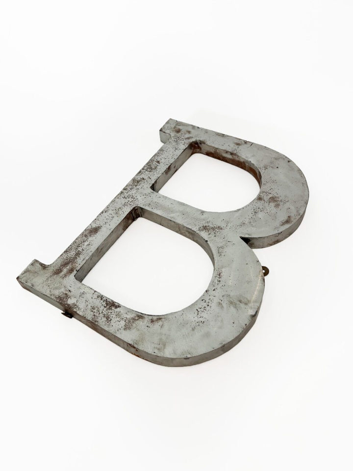 Wall Mounted Letter 'B' Antique Finish 400mm 16" High