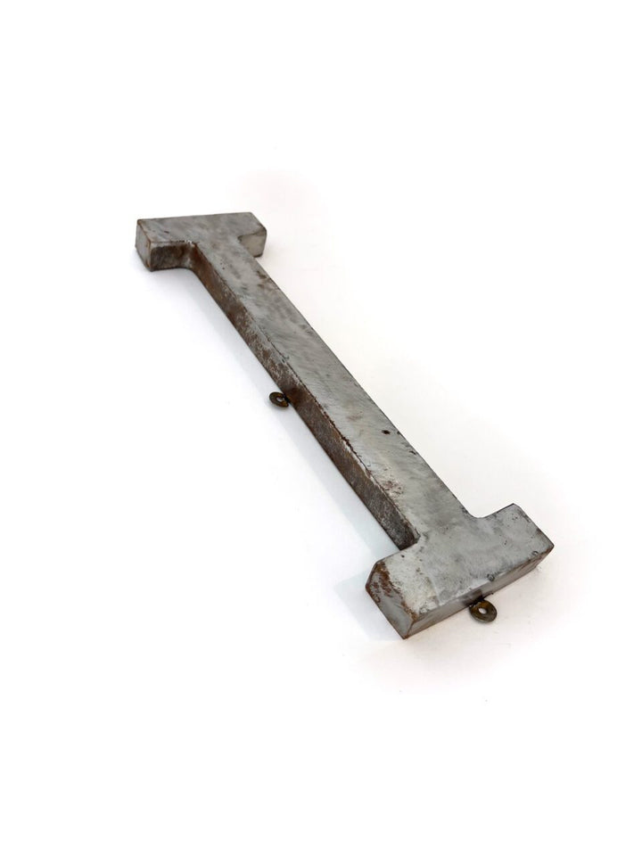 Wall Mounted Letter 'I' Antique Finish 400mm 16" High
