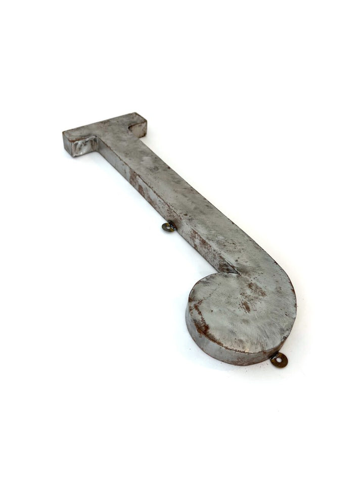 Wall Mounted Letter 'J' Antique Finish 400mm 16" High