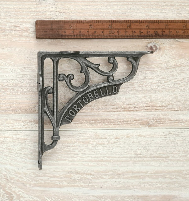 Shelf Bracket PORTOBELLO Heritage Cast Ant Iron 6.0" x 6.0"