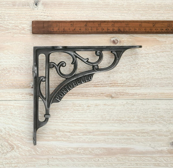Shelf Bracket PORTOBELLO Heritage Cast Ant Iron 7.0" x 7.0"