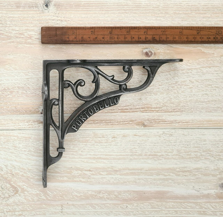 Shelf Bracket PORTOBELLO Heritage Cast Ant Iron 7.0" x 7.0"