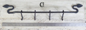 01.850.HFB.500 - Hook Rail H Forged 500mm 1