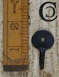03.337.BW.40 Single Hook Penny End HForged Black BWax 1.5 40mm