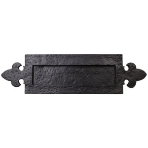 Letter box with black beeswax finish